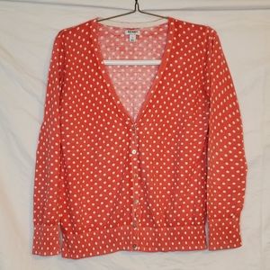 Old Navy polka dot cardigan